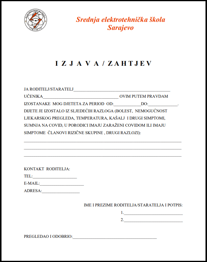 IZJAVA 2
